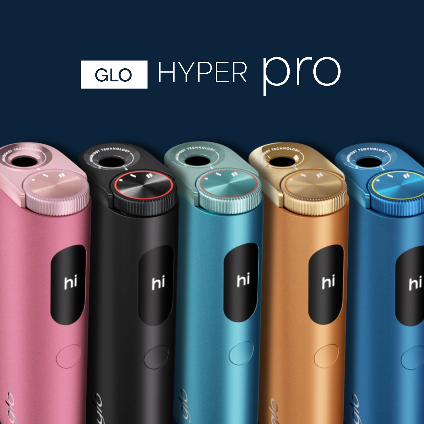 glo Hyper Pro Farbvariationen