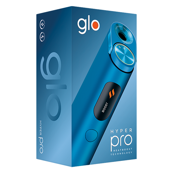 Das Glo Hyper Pro Lapis Blue Devicekit horizontal plus gratis Sticks im Neukundenregistrierungs Angebot