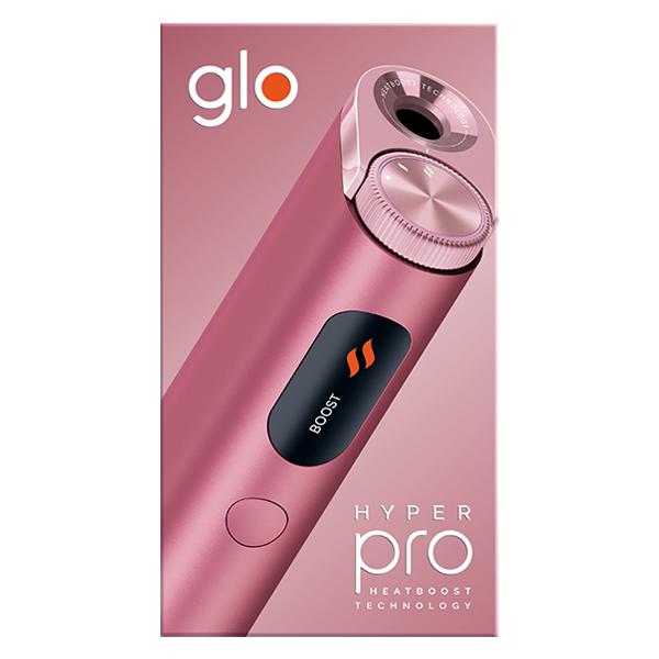Das Glo Hyper Pro Quartz Rose Devicekit plus gratis Sticks von vorne im Neukundenregistrierungs Angebot