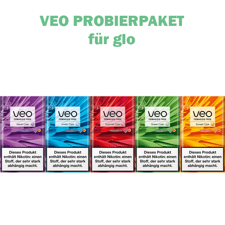 veo sticks Probierpaket für glo (5 Packungen)
