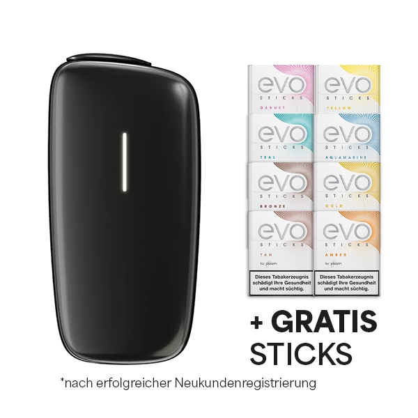 Die Ploom X Slate Grey plus gratis sticks in der Neukundenregistrierungs Aktion