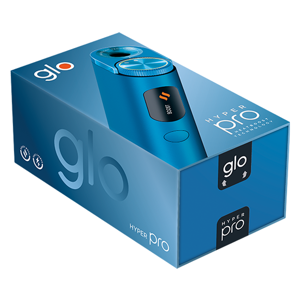Das Glo Hyper Pro Lapis Blue Devicekit plus gratis sticks in der Neukundenregistrierungs Angebot