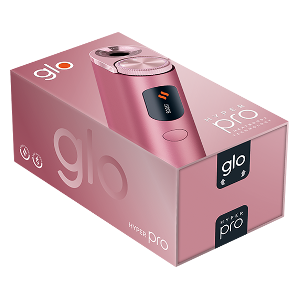 Das Glo Hyper Pro Quartz Rose Devicekit plus gratis sticks in der Neukundenregistrierungs Angebot