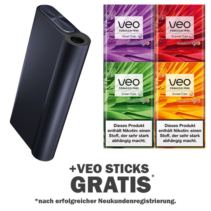 elfbar elfa kaufen Glo Hyper X2 Air kaufen mit 160 gratis Veo oder Neo Sticks