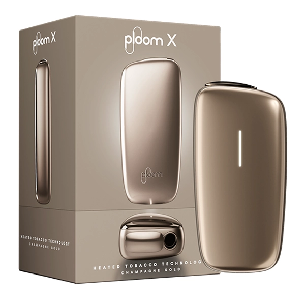 ploom x champagne gold devicekit device advanced