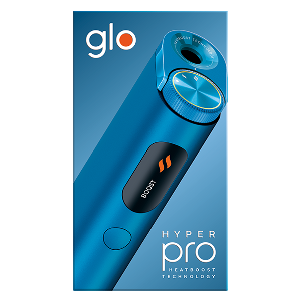 Das Glo Hyper Pro Lapis Blue Devicekit plus gratis Sticks von vorne im Neukundenregistrierungs Angebot
